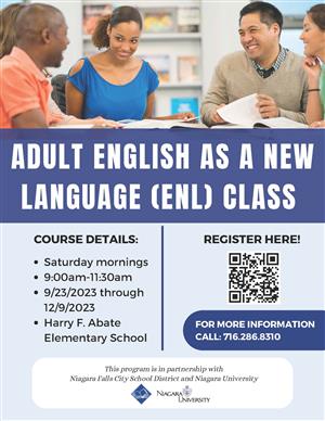Adult english as a new language (enl) class